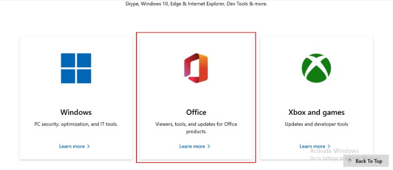 search for microsoft office 2016