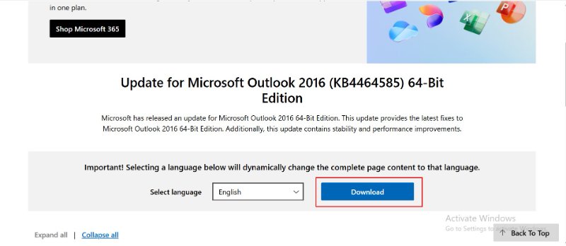 start download for ms office 2016 64-bit