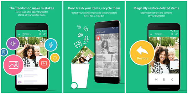 dumpster best photo recovery app for android mobile