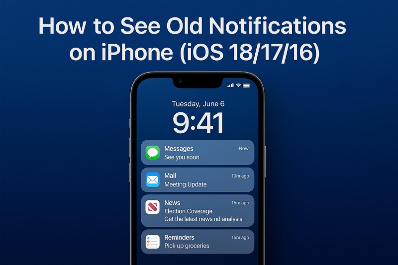  how to see old notifications on iphone