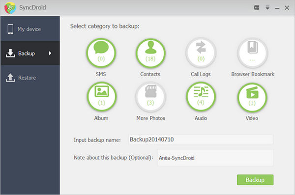 syncdroid backup