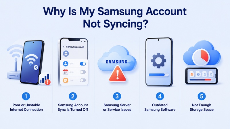 Why Is My Samsung Account Not Syncing