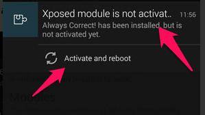 activate reboot modules
