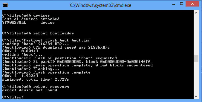 android sdk fastboot