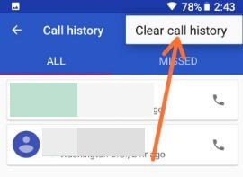 Google pixel calls logs