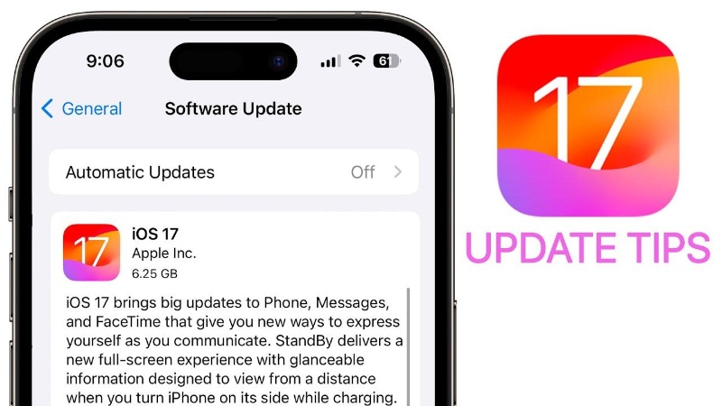 Install the new ios update