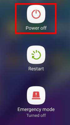 power off phone
