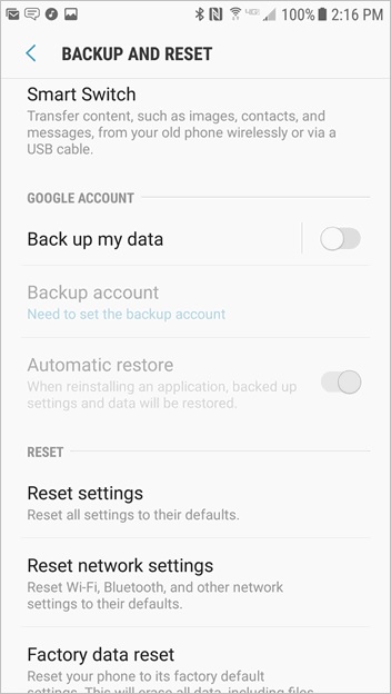 android restore