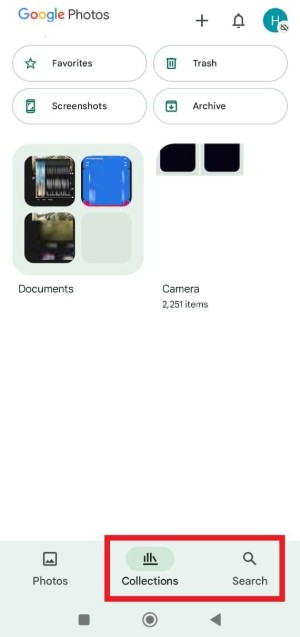 searching photos in google photos