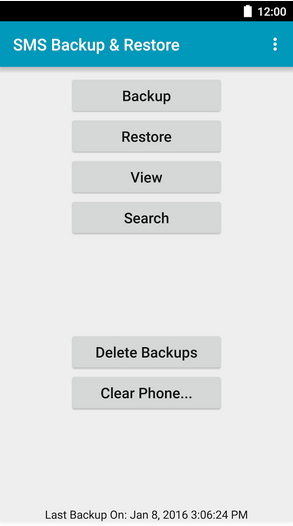 android sms backup and restore