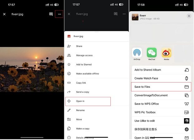 transferir fotos de android a iphone sin computadora