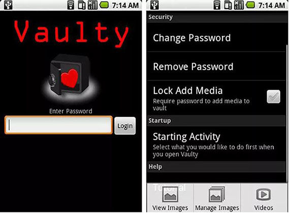 vaulty hide files