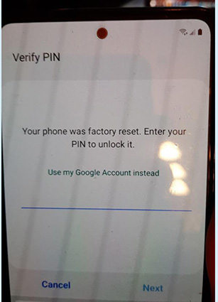 how to unlock motorola phone forgot pin