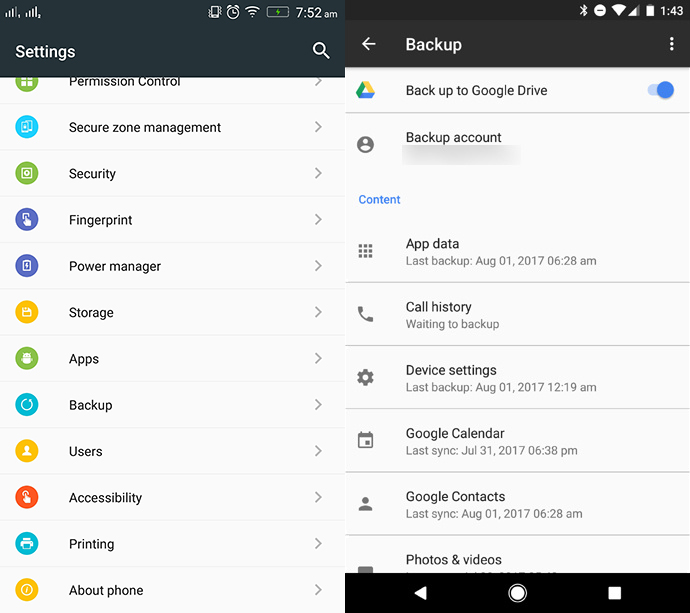 android backup photos to google drive