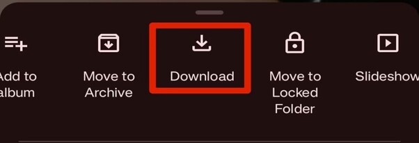 click on download button