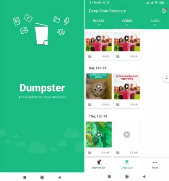 best video recovery app for android
