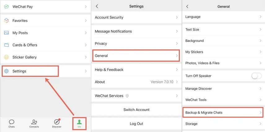 how to recover wechat chat history