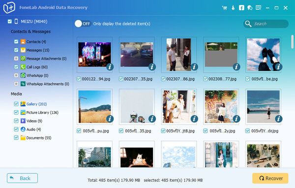 recover photos from android