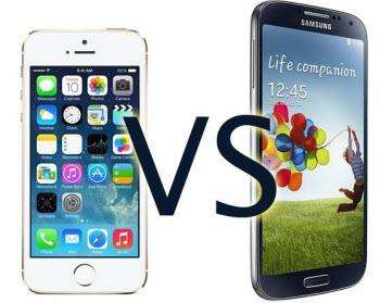 samsung galaxy s4 vs iphone 5s