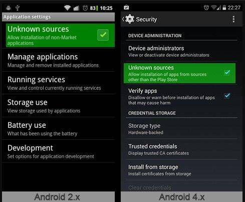 how to install apk on android