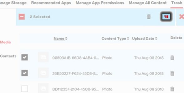 verizon cloud contacts restore