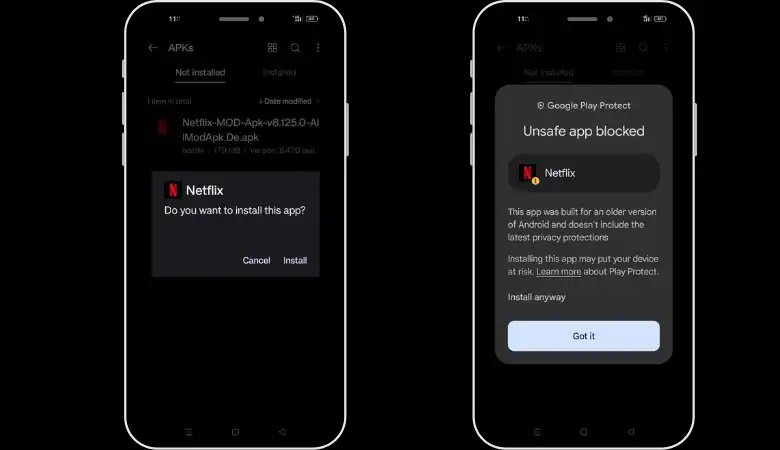 install netflix mod apk