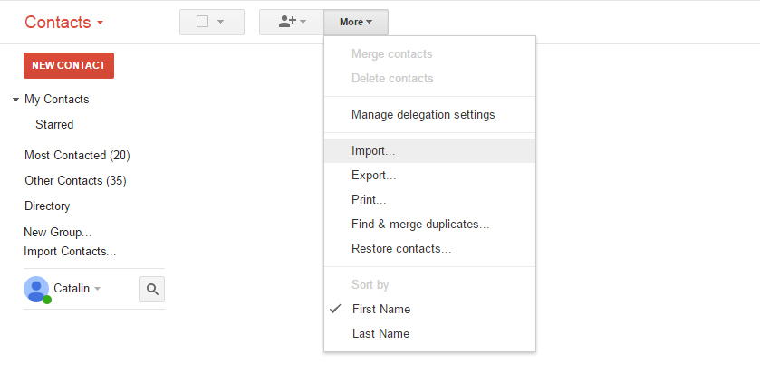 export contacts from iphone to android