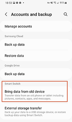 передача WhatsApp с iphone на samsung android 12