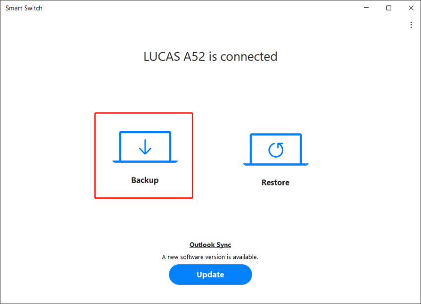 backup samsung phone to pc via smart switch - 1