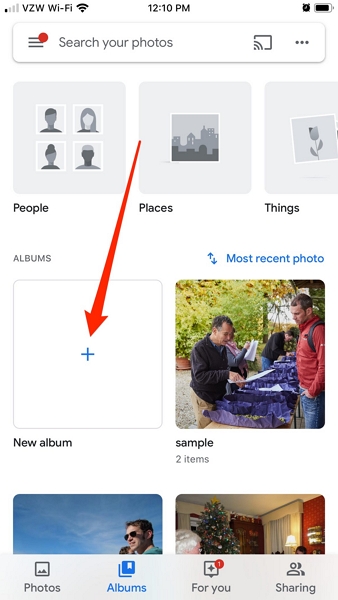 google photos uploader mac creating album