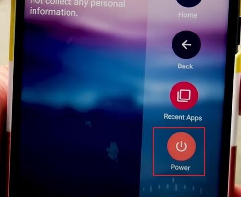 how to restart smartphone without power button