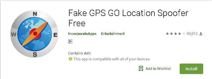 pokemon go gps spoof failed to detect location