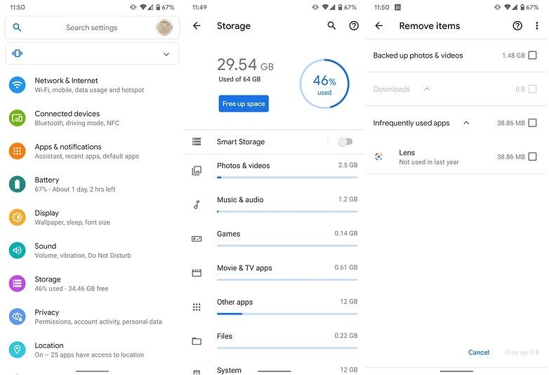 storage