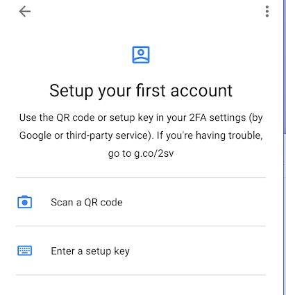 google authenticator new phone without old phone