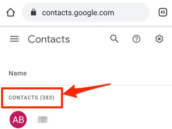 busycontacts not showing google contacts