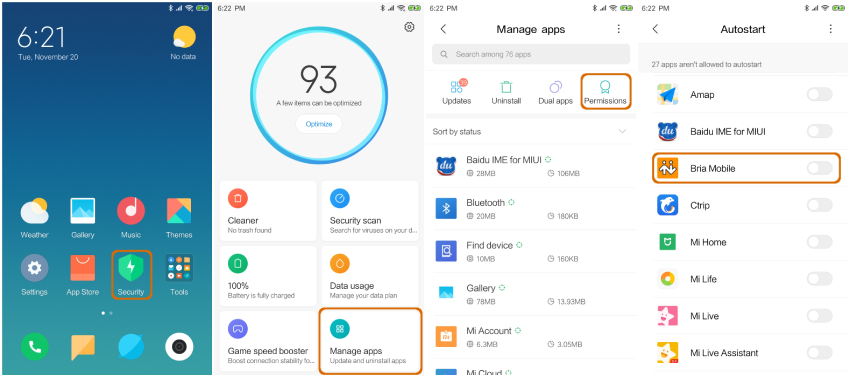 Autostart Samsung