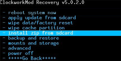 how to flash a phone manually – install zip