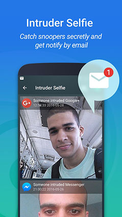 intruder selfie