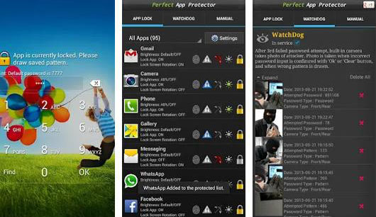 password protect an app android - perfect app lock