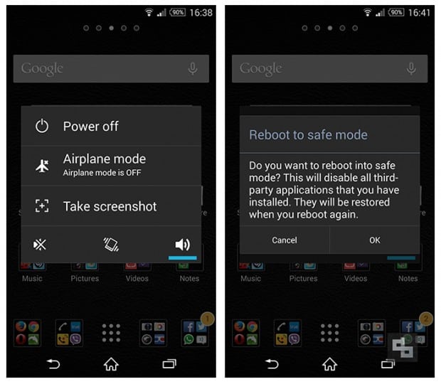 Safe Mode Instructions