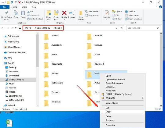 windows android transfer files
