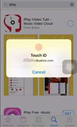 use touch id to download apps without apple id