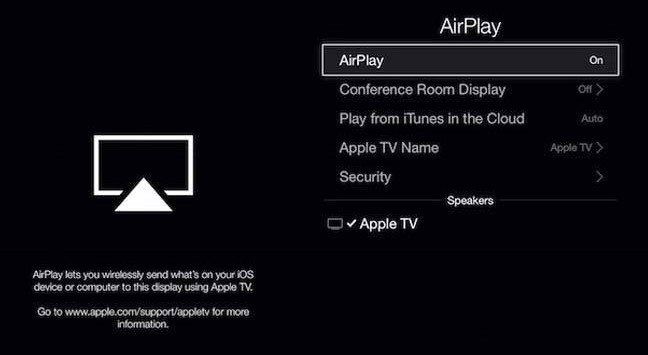 safari airplay to apple tv not working