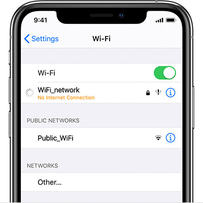check network connection