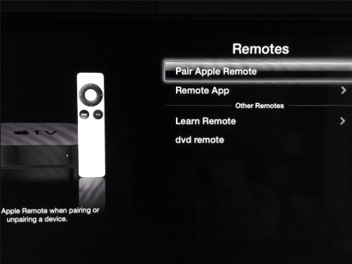 apple tv remote battery stuck