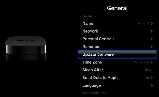 update on Apple TV fixes bugs & other issues