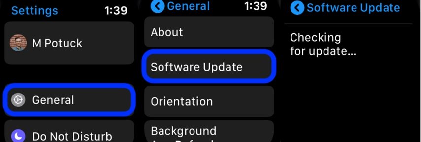 Apple watch 7.2 discount update stuck on verifying