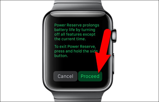 How to get apple watch off power reserve new arrivals