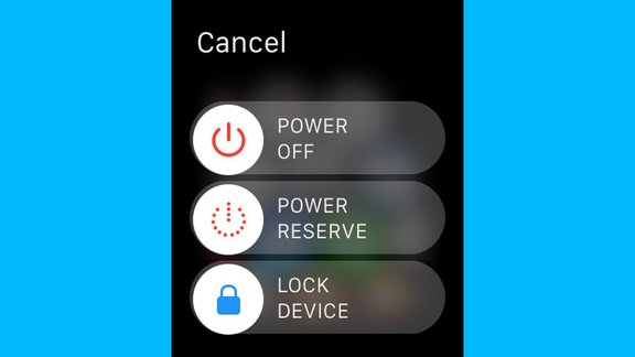restart apple watch