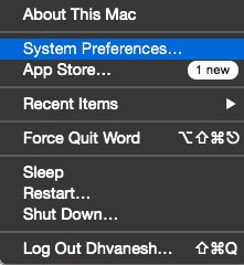 system preferences mac